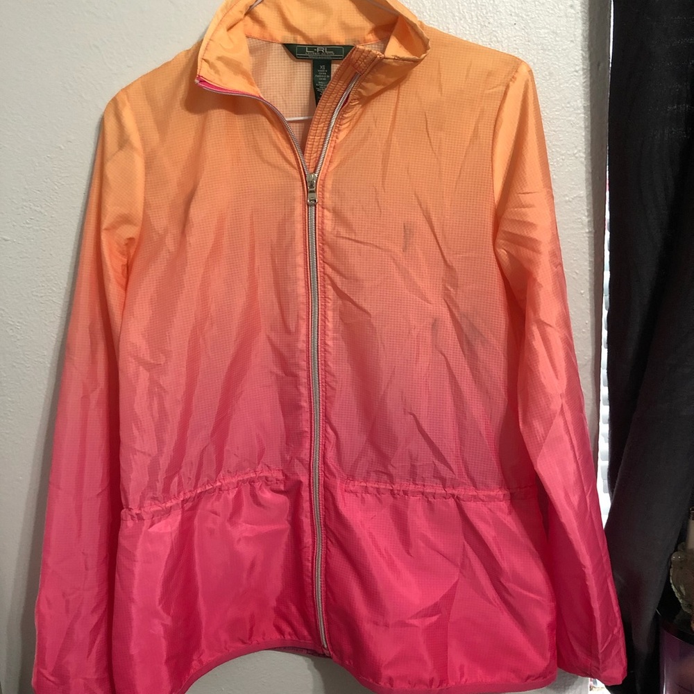 Windbreaker active wear jacket